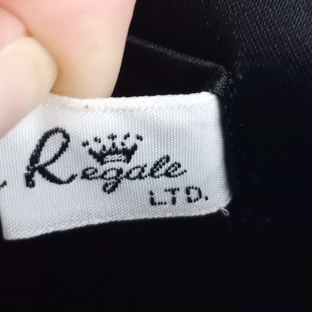 Vintage La Regale Black Lace And Bead Purse Clutch - Picture 7 of 12